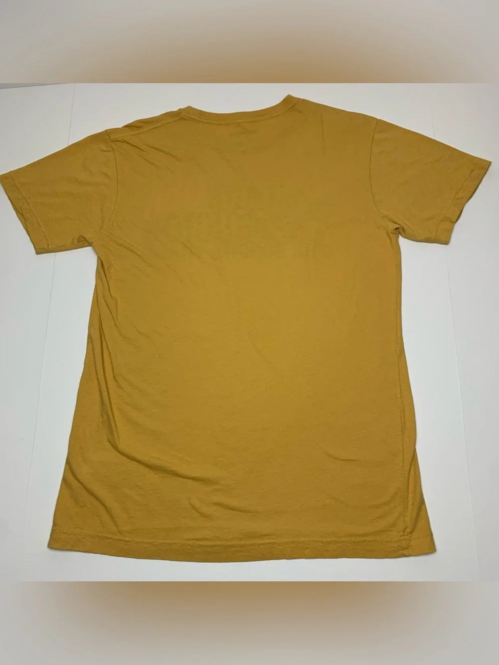 True Religion T-Shirt Buddha Brand Yellow Cotton Graphic Tee Mens Size Medium - Picture 2 of 8